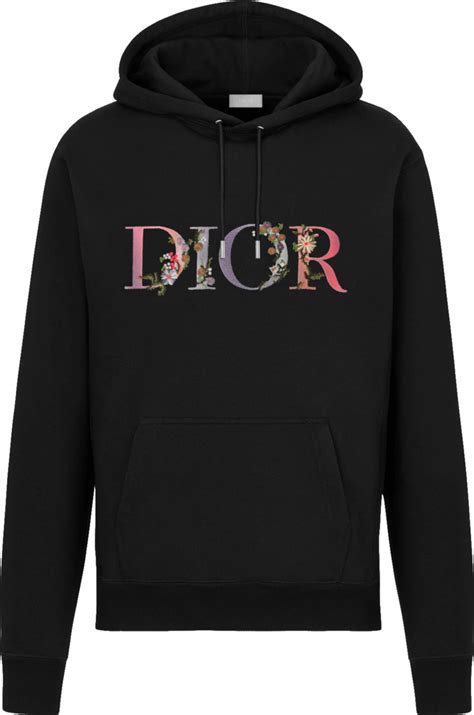 black dior oblique hoodie|black and white dior hoodie.